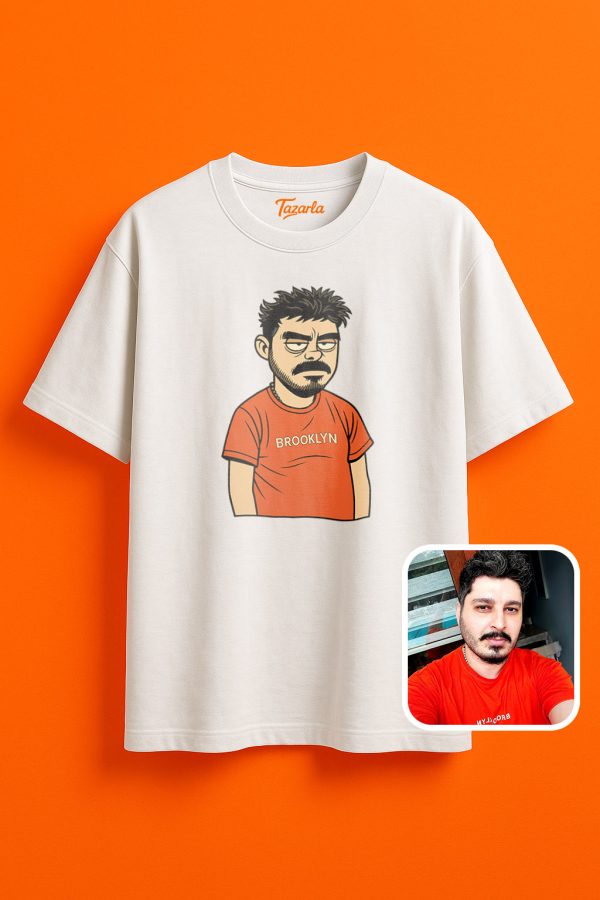Gorillaz Tutkunu Ales için Özel Unisex Oversize T-shirt Tasarım