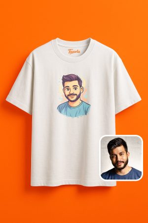 Karikatür Desenli Unisex Oversize T-Shirt ile Tarzınızı Yansıtın