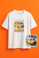 Sarıkız Minibüs Retro Oversize Unisex T-Shirt ile Tarzınızı Yansıtın