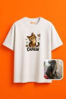 Çapkın Kedi: Şık ve Rahat Yakalayın Unisex Oversize T-Shirt