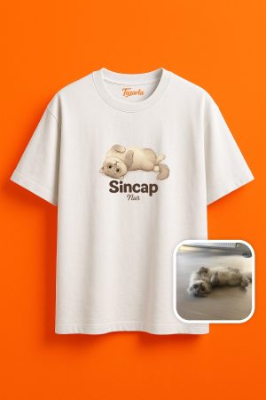 Sincaplı Konfor Herkese Uygun Unisex Oversize T-Shirt