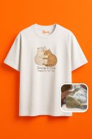 Sevgi dolu tasarım Unisex Oversize T-Shirt