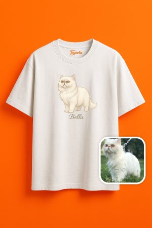 Bella ile Şıklığı Yakalayın Unisex Oversize T-Shirt