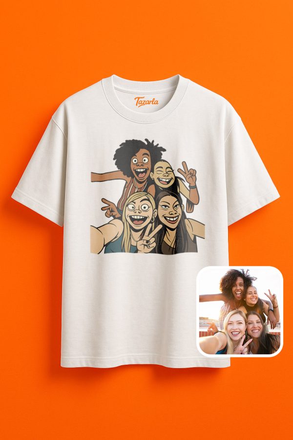 Gorillaz Tarzı: Unisex Oversize T-Shirt şimdi seninle!