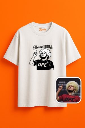 Khabib Nurmagomedov Stilinizi Yansıtın Unisex Oversize T-Shirt