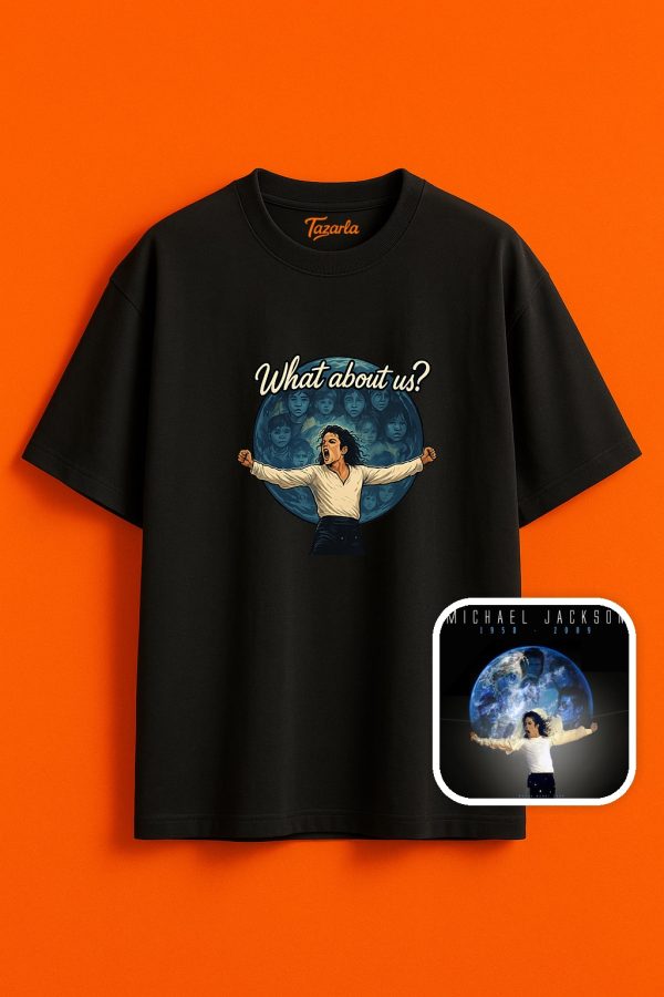 Michael Jackson'dan İlhamla Tarzınızı Yansıtın Unisex Oversize T-Shirt - Görsel 2