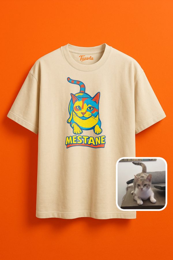 Mestane Unisex Oversize T-Shirt Rahat Tasarım ve Şıklık - Görsel 2