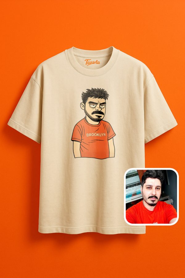 Gorillaz Tutkunu Ales için Özel Unisex Oversize T-shirt Tasarım - Görsel 2