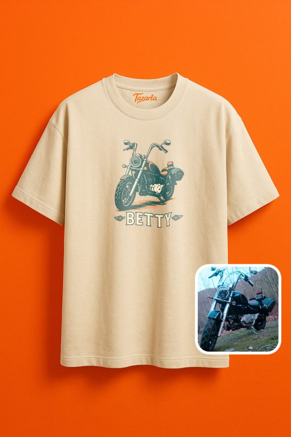 Betty Tasarımlı Unisex Oversize T-Shirt ile Rahat Şıklık! - Görsel 2
