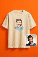 Karikatür Desenli Unisex Oversize T-Shirt ile Tarzınızı Yansıtın