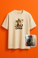 Çapkın Kedi: Şık ve Rahat Yakalayın Unisex Oversize T-Shirt