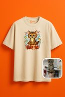 Çapkın stil, rahatlıkla buluştu Unisex Oversize T-Shirt