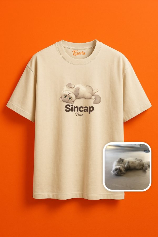 Sincaplı Konfor Herkese Uygun Unisex Oversize T-Shirt - Görsel 2