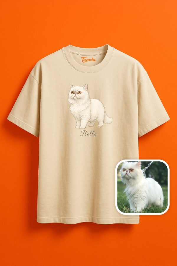 Bella ile Şıklığı Yakalayın Unisex Oversize T-Shirt - Görsel 2
