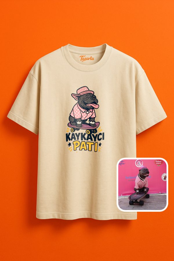 Kaykay tarzı Unisex Oversize T-Shirt ile sokak modasını yakala - Görsel 2