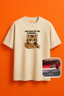 Minik Fındık Kedimiz ile Tarz Yaratın Unisex Oversize T-Shirt