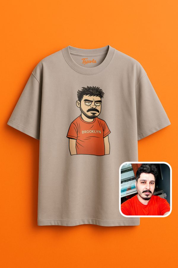 Gorillaz Tutkunu Ales için Özel Unisex Oversize T-shirt Tasarım - Görsel 3