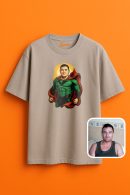 Süper Kahraman Temalı Unisex Oversize T-Shirt ile Yeni Stil!