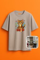 Çapkın stil, rahatlıkla buluştu Unisex Oversize T-Shirt