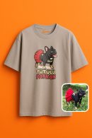 Tütülü Patron Unisex Oversize T-Shirt ile tarzınızı yansıtın
