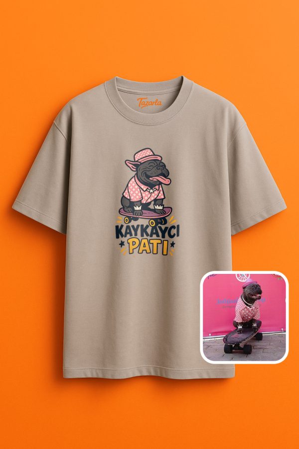 Kaykay tarzı Unisex Oversize T-Shirt ile sokak modasını yakala - Görsel 3
