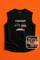 Hız ve Tutku Unisex Regular Kolsuz - Kesik Kol T-Shirt