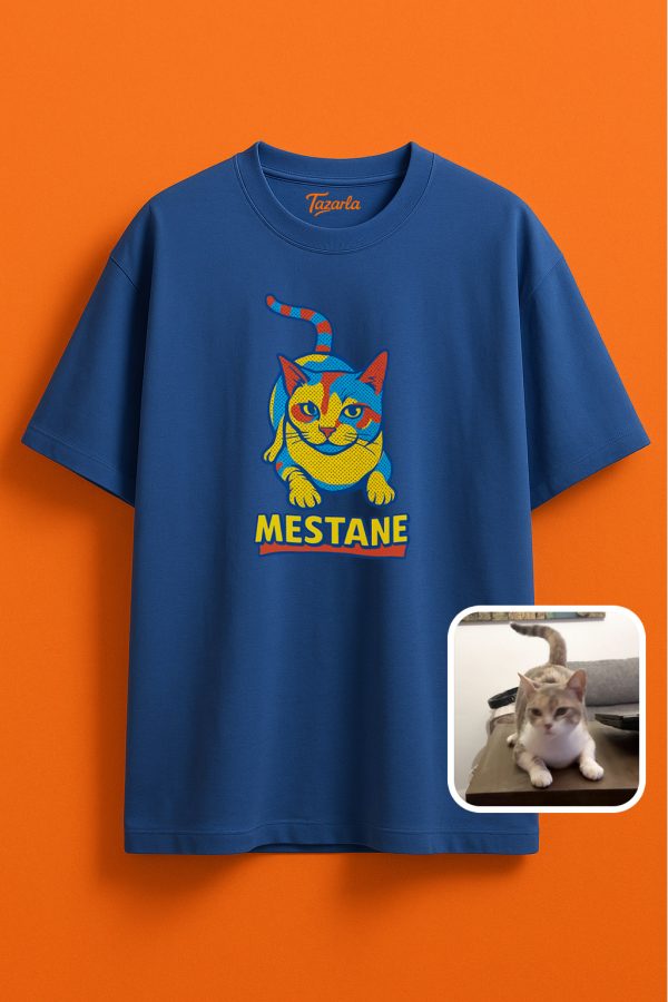 Mestane Unisex Oversize T-Shirt Rahat Tasarım ve Şıklık - Görsel 4