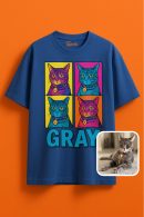 Gray'nin stiline özel unisex oversize t-shirt şimdi seninle!