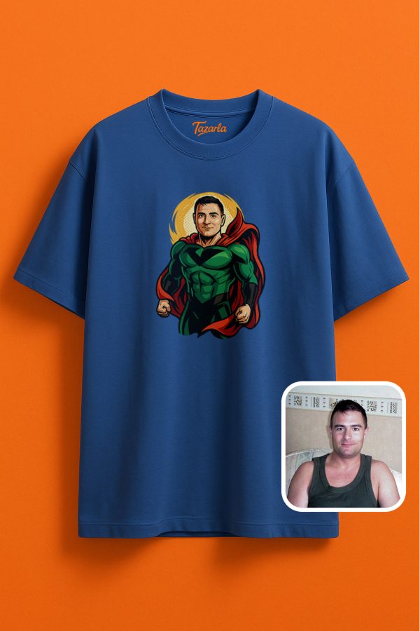 Süper Kahraman Temalı Unisex Oversize T-Shirt ile Yeni Stil! - Görsel 2