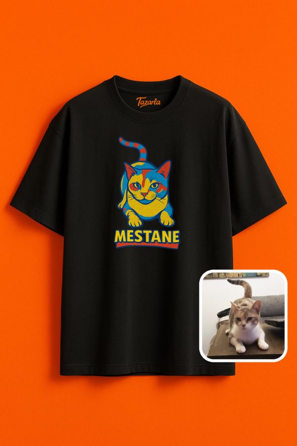 Mestane Unisex Oversize T-Shirt Rahat Tasarım ve Şıklık - Görsel 5