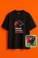 Tütülü Patron Unisex Oversize T-Shirt ile tarzınızı yansıtın