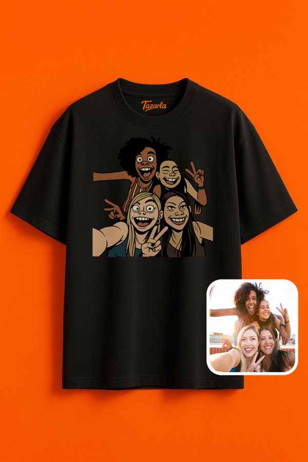 Gorillaz Tarzı: Unisex Oversize T-Shirt şimdi seninle! - Görsel 5