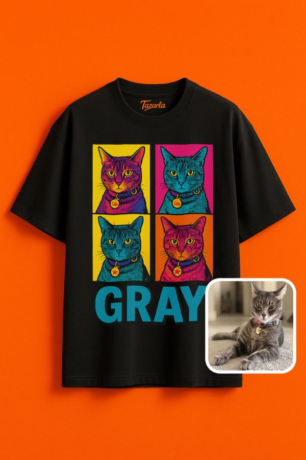 Gray'nin stiline özel unisex oversize t-shirt şimdi seninle! - Görsel 5