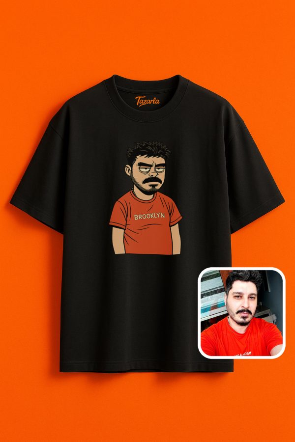 Gorillaz Tutkunu Ales için Özel Unisex Oversize T-shirt Tasarım - Görsel 5