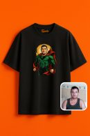 Süper Kahraman Temalı Unisex Oversize T-Shirt ile Yeni Stil!