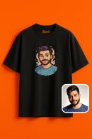 Karikatür Desenli Unisex Oversize T-Shirt ile Tarzınızı Yansıtın
