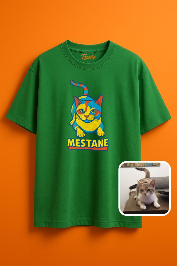 Mestane Unisex Oversize T-Shirt Rahat Tasarım ve Şıklık - Görsel 6