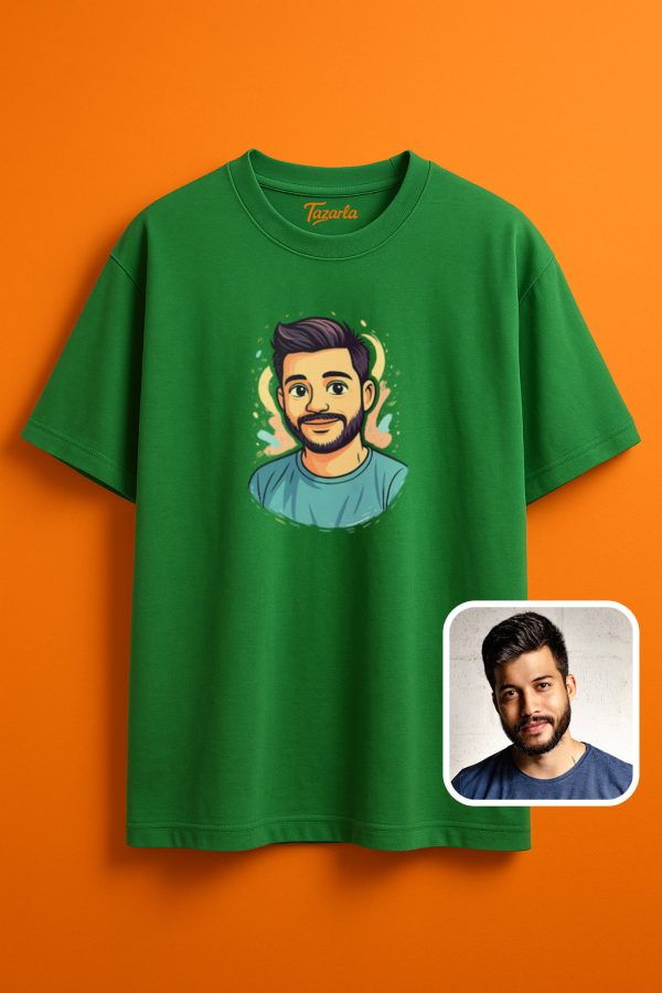 Karikatür Desenli Unisex Oversize T-Shirt ile Tarzınızı Yansıtın - Görsel 6