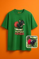 Tütülü Patron Unisex Oversize T-Shirt ile tarzınızı yansıtın