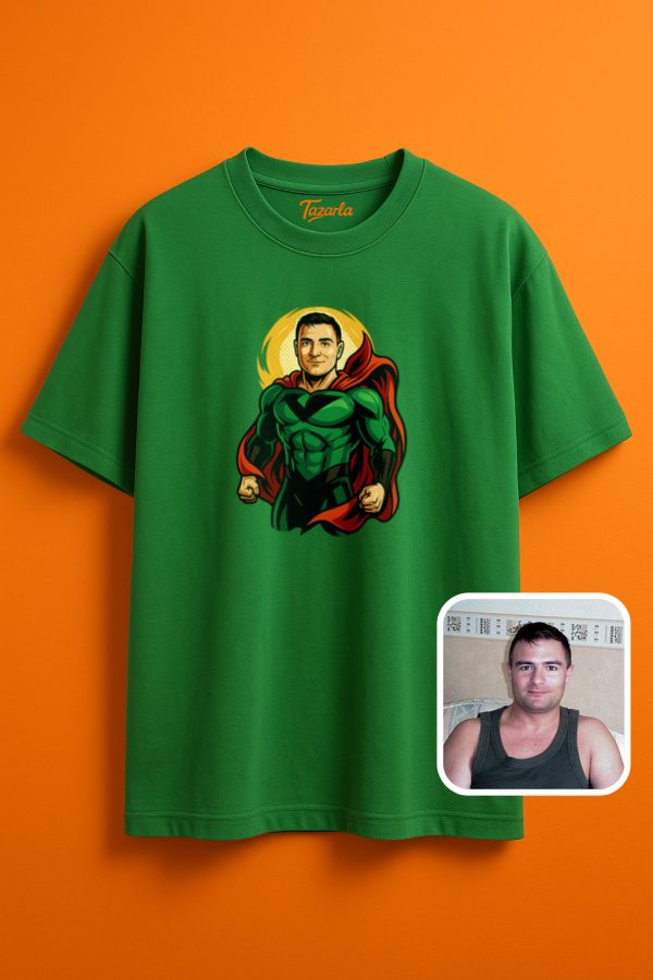 Süper Kahraman Temalı Unisex Oversize T-Shirt ile Yeni Stil! - Görsel 5