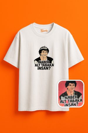 Naber Alt Tabaka Tarzını Yansıtan! Unisex Oversize T-Shirt