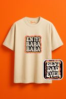 En İyi Baba Unisex Oversize T-Shirt