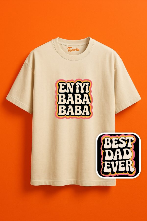 En İyi Baba Unisex Oversize T-Shirt - Görsel 3