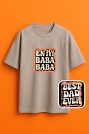 En İyi Baba Unisex Oversize T-Shirt