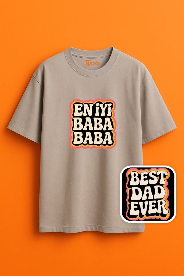 En İyi Baba Unisex Oversize T-Shirt - Görsel 2