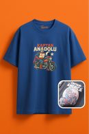 Kaptan Anadolu tarzında Unisex Oversize T-Shirt