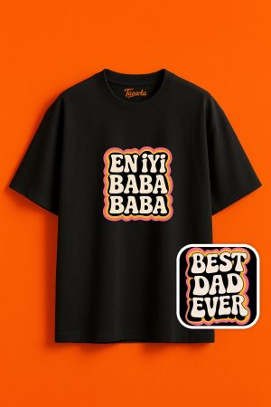 En İyi Baba Unisex Oversize T-Shirt