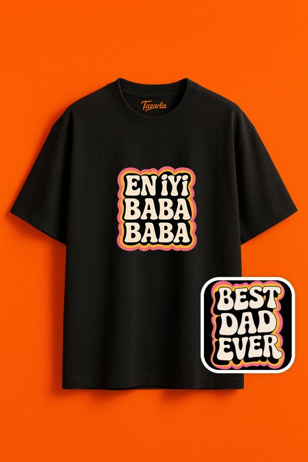 En İyi Baba Unisex Oversize T-Shirt