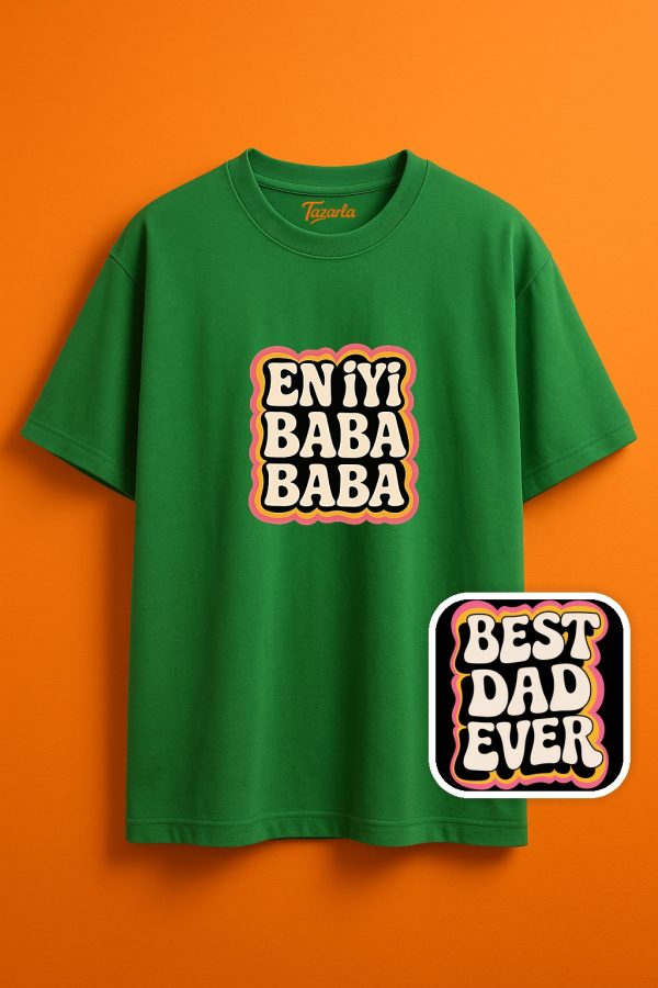 En İyi Baba Unisex Oversize T-Shirt - Görsel 4