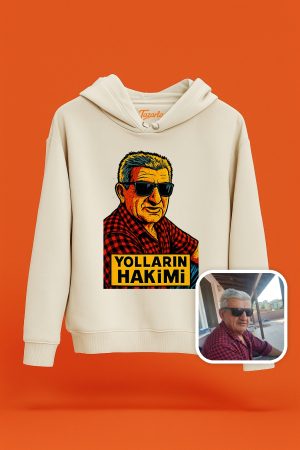 Altına Yolların Hakimi Unisex Regular Kapşonlu Hoodie